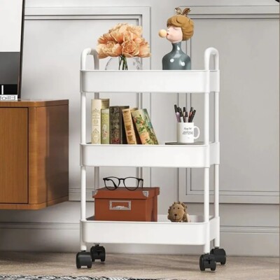Multi-Layer Storage Cart With Wheels