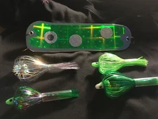 High Percentage Salmon Trolling Flies With 8” 360/Flasher/Rotator Combo