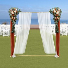 Golden Backdrop Stand Metal Background Decoration Kit For Wedding/Ceremony/Party