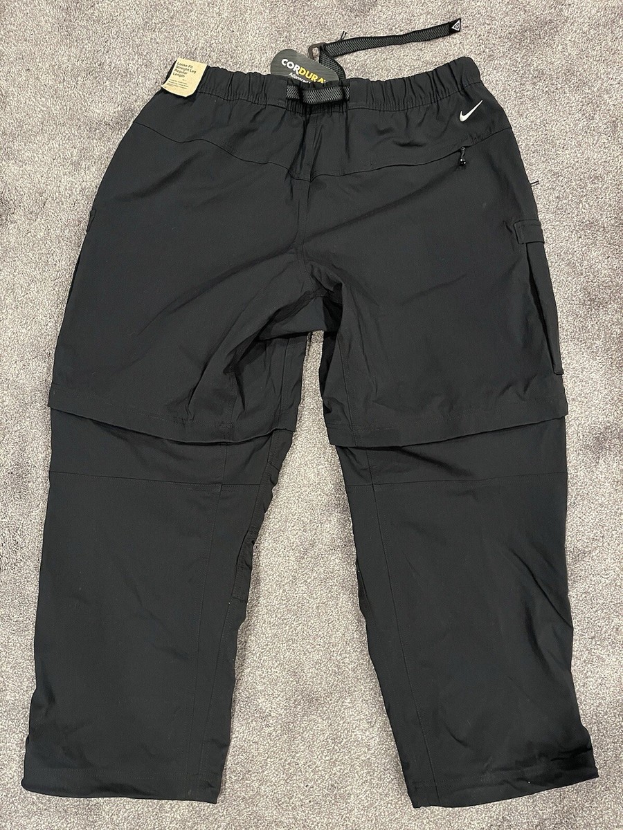 Nike ACG Smith Summit Convertible Cargo Pants Men Size 2XL Black