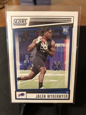 2022 Panini Score Football NFL #370 Jalen Wydermyer Base RC Rookie Card Bills
