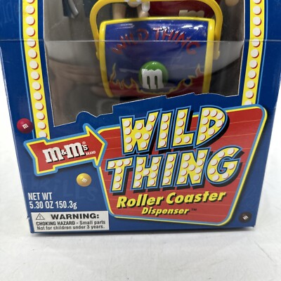 M&M's Wild Thing Roller-coaster Candy Dispenser Brand New In Box