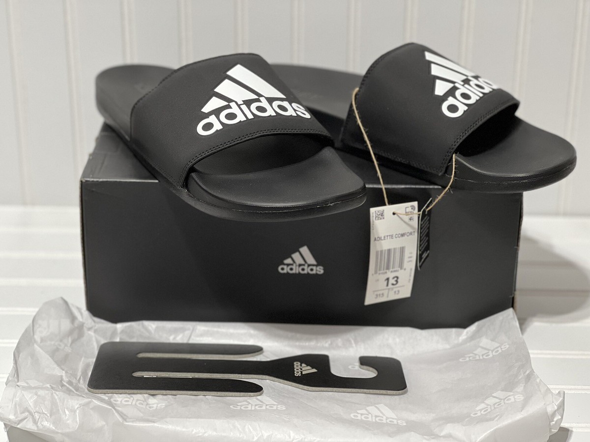 adidas Adilette Men's Cushioned Cloudfoam Plus Comfort Slides