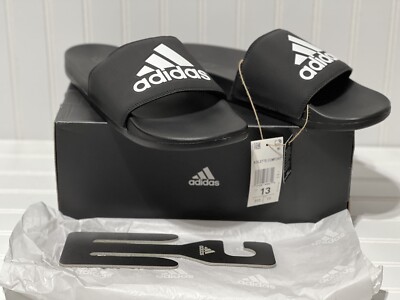 adidas Adilette Men's Cushioned Cloudfoam Plus Comfort Slides