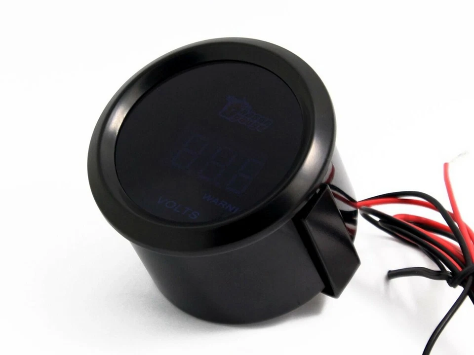 LED azul digital voltagem tensão 2" 52mm medidor barco caminhão modificação automática 0-15V - Imagem 4 de 4