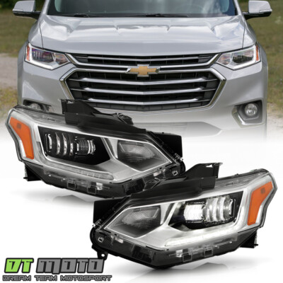 #ad #ad For 2018 2021 Chevy Traverse FULL LED Type w DRL Headlights Headlamp LeftRight $369.99