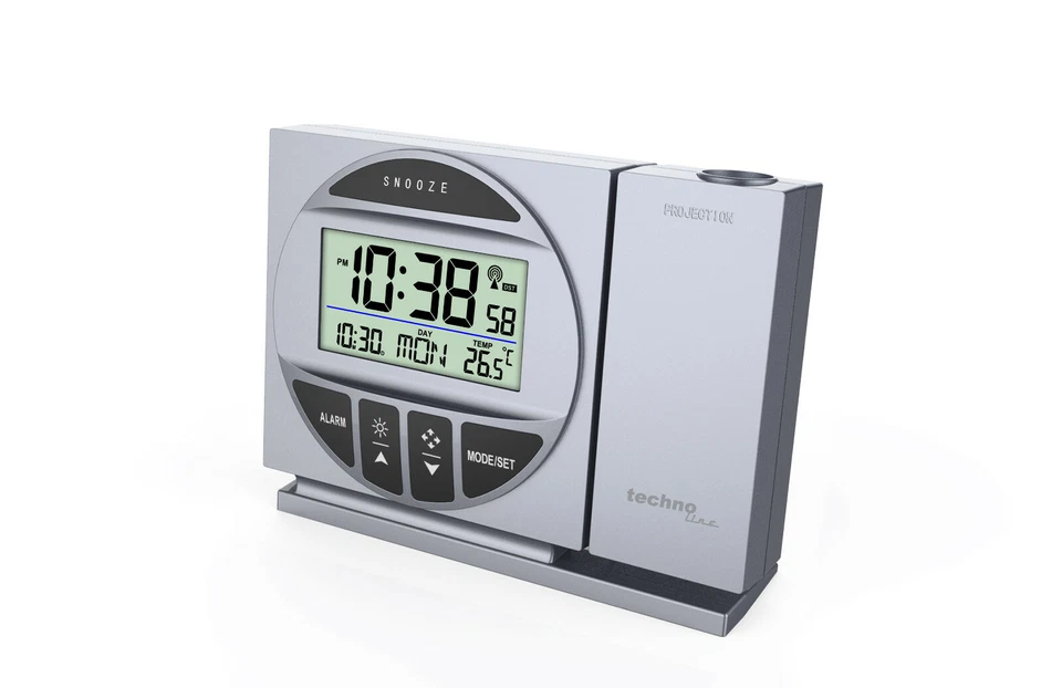 Technoline, Projektionswecker WT 590 mit Funkuhr, Innentemperaturanzeige - Bild 3 von 4