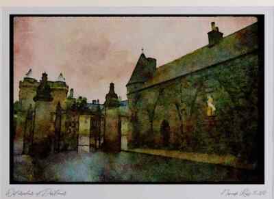 Schottland UK GB 092006 Edinburgh Castle Area Limited Edition Aquarelldruck