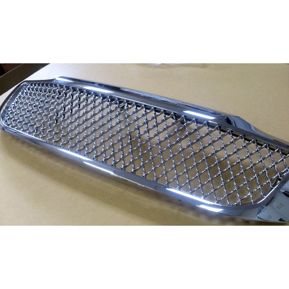 FIT FOR 2012-2013 TOYOTA HILUX VIGO CHAMP PICKUP FRONT GRILLE CHROME B LOOK Foto 4 de 4
