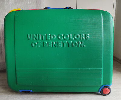 Benetton Reisekoffer Kultkoffer UNITED COLORS OF BENETTON bunt innen sehr sauber