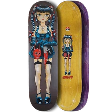 Hook-Ups Sexy Goth Girl 8.5" Skateboard Deck
