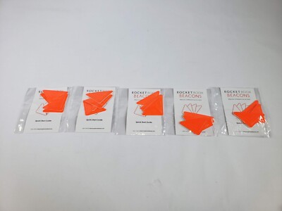 Rocketbook Beacons 5 Pack BEA-A4-K-5P Digitize Your Whiteboard Reusable Stickers