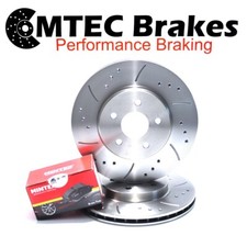 AUDI 8F A5 1.8 - 3.2 09-17 REAR BRAKE DISCS & PADS DRILLED GROOVED 330mm