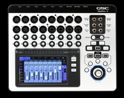 QSC TOUCHMIX-16 16 -Channel Touchscreen digital audio mixer w/ 16 mic ...