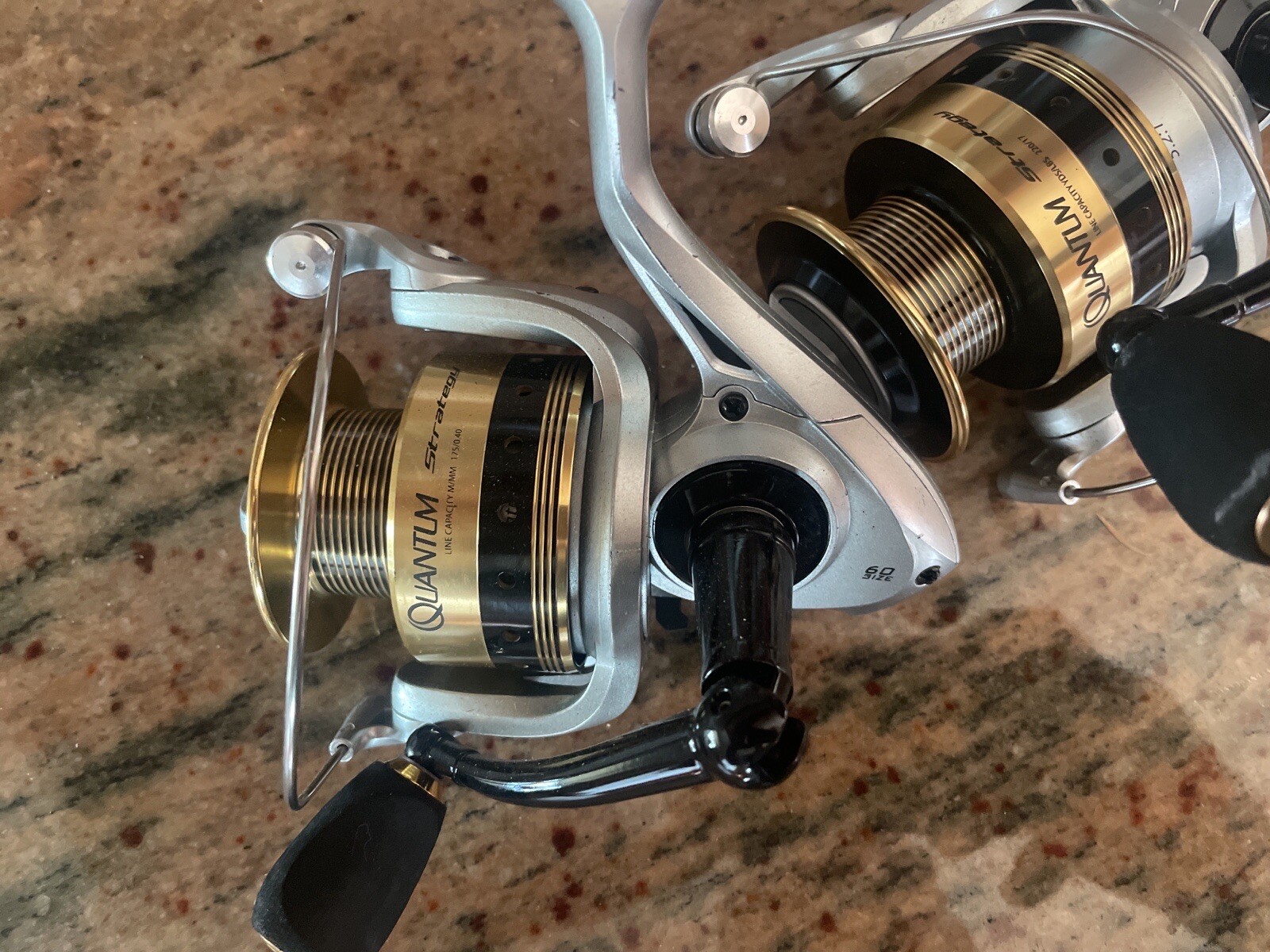 Lot of 2 Quantum Strategy SR60 Fishing Reels - Out Of The Box