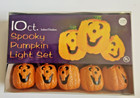Spooky Pumpkin Light Set 10 count Indoor/Outdoor Use Halloween Lights Jo Ann