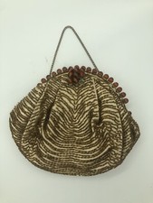 Vintage Glass Beaded Purse Magid Hand Made in America