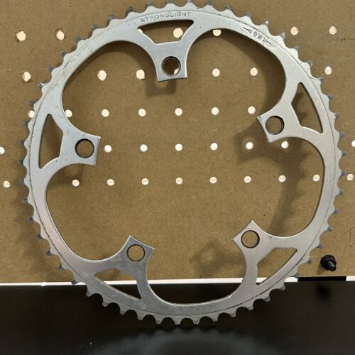 Vintage Stronglight 52t Chainring 144 BCD Alloy Bike - Silver - Picture 1 of 3