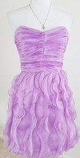 Max and Cleo~Size 8~Dusty Violet Strapless Balloon Formal Prom"Danielle" NWT$168