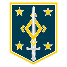 Combat Service Identification Badge 4th Maneuver Enhancement Bumper Sticker 5"