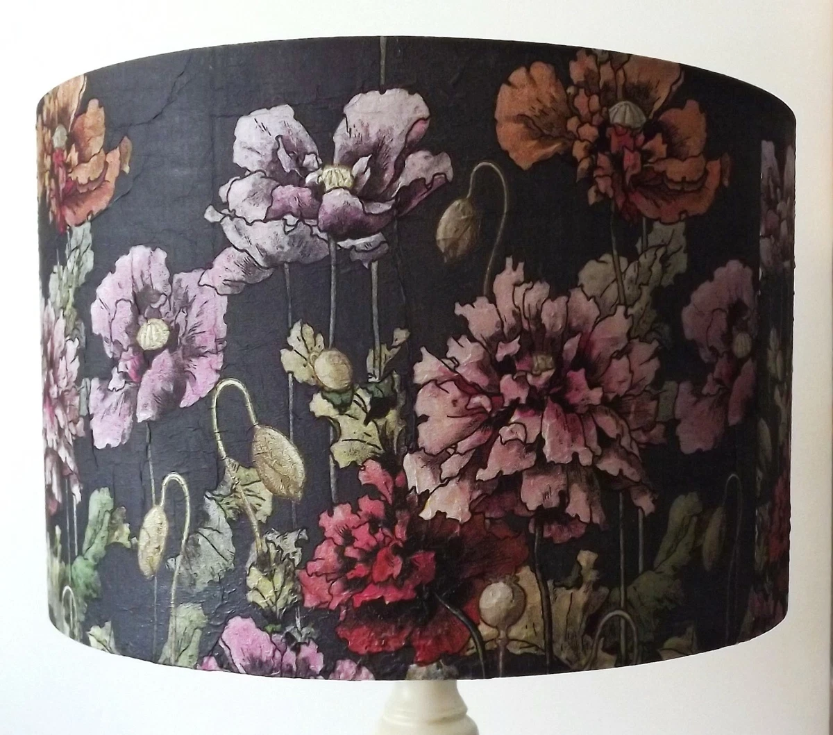 Black floral lampshade deals