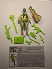 VINTAGE 1993 GIJOE BATTLE CORPS COLONEL COURAGE 100% COMPLETE NR-MT FILECARD