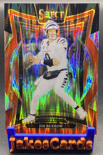 2024 Panini Select - Concourse Joe Burrow #39 Black & Red Shock Prizm
