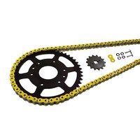 Kettensatz Ek-Chain 525 MVXZ-2 FüR Suzuki GSX-R750 Modelljahr 2004-2005 Farbe