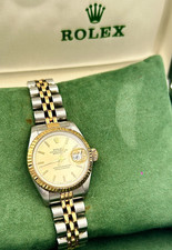 A Ladies Rolex Datejust 18k Gold and Stainless Steel Wristwatch ref. 69173