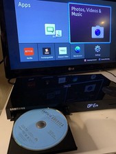 Samsung BD-FM59 3D Smart 1080p Built-In WiFi Blu-Ray Disc Player w/remote Tested