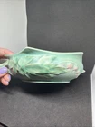 Vintage Roseville Pottery Bleeding Hearts Green Console Bowl