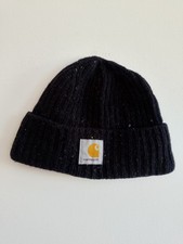 Carhartt Beanie Strickmütze schwarz mit Sprenkeln Einheitsgröße