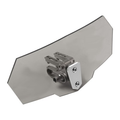 :Black Airflow Adjustable Motorcycle Windscreen Windshield Wind Deflector