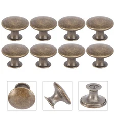 8Pcs Antique Drawer Knobs Vintage Dresser Knobs Small Wooden Knobs Kitchen Knobs