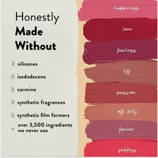 Honest Beauty Hydrating Liquid Lipstick with Hyaluronic Acid + Avocado Oil | ...