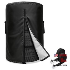 Waterproof Tire Cover - Seasonal Spare Tire Storage Bag Fits 33" Dia x 47" H