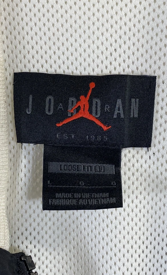 Cortavientos Jordan Hombre Negro/Marfil L Foto 3 de 4