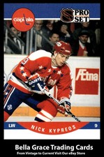 1990-91 Pro Set Nick Kypreos #551 Washington Capitals Rookie NHL Hockey