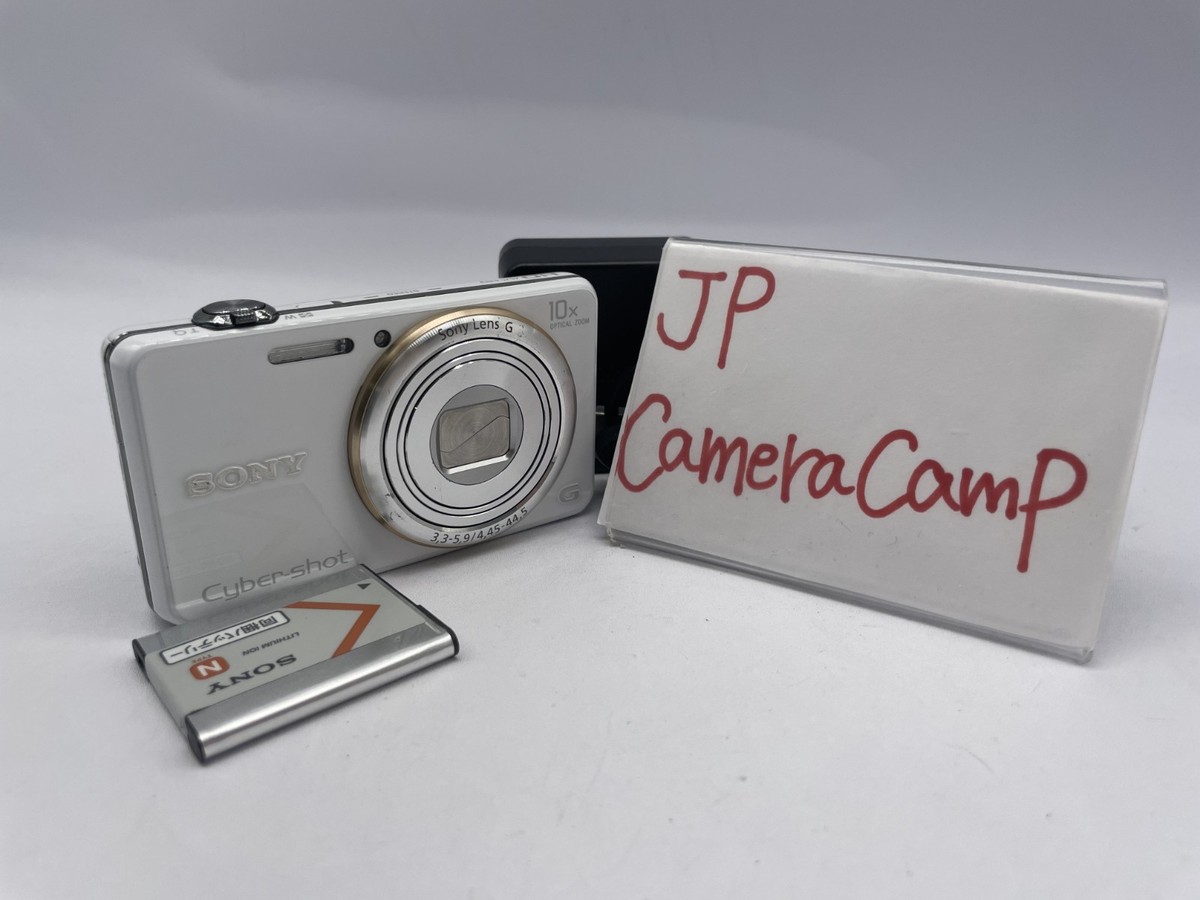 READ English OK Excellent SONY Cyber-shot DSC-WX100 White Digital