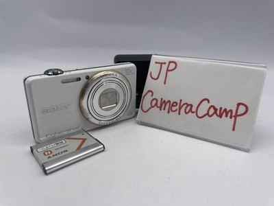 READ SONY Cyber-shot DSC-WX100 English OK White Digital Camera