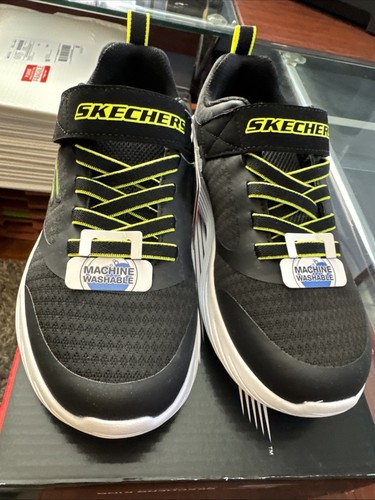 Skechers Jungen GO Run 400 V2 - Goltran schwarz/gelb Gr: 3 (405095L/BKYL) - Bild 10 von 16