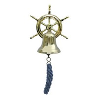 Glocke Mit Steuerrad Wandglocke Aus Messing Sea-Club