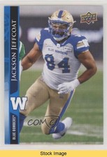 2021 Upper Deck CFL Blue Jackson Jeffcoat #49 READ kr0