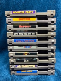 monster party nes game lot