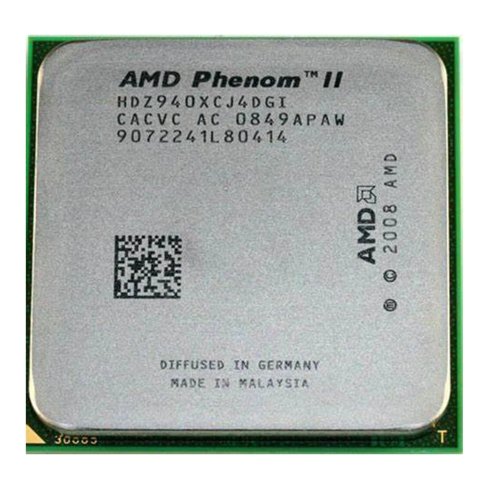 AMD Phenom II X4 940 Processor 3GHz HDZ940XCJ4DGI Socket AM2+, AM2 CPU 125W - Image 4 of 4