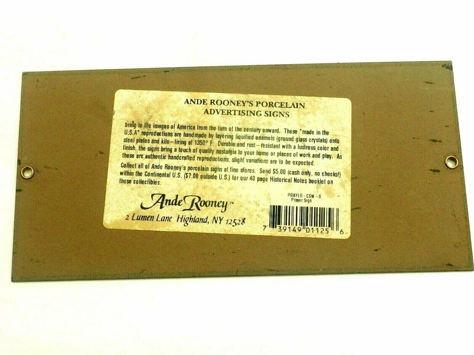 Puede que la oración no esté permitida en la escuela, pero es bienvenido aquí letrero de metal esmaltado Foto 3 de 4