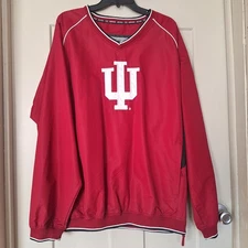 New Men's New XXL INDIANA Colosseum Athletics Pullover Jacket