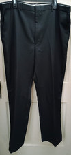 Action Comfort Men's 44x32 Black Dress Pants Slacks Made in USA Vintage