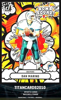 Dan Marino 2025 Panini Donruss Bomb Squad Miami Dolphins #BS-DMO