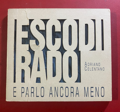 (1 CD Musica) ADRIANO CELENTANO - ESCO DI RADO E PARLO ANCORA MENO Clan (2000)